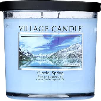 Village Candle Medium Bowl Candle - Glacial Spring