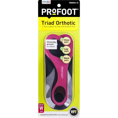 TRIAD ORTHOTIC INSOLES PD WMN