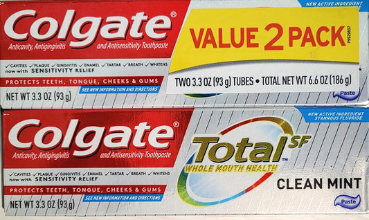 COLGATE TOTAL CLN MINT T/P 3.3OZ
