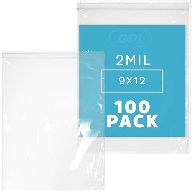 BAG ZIP CLEAR 2ML 9X12 1000CT RD PLST