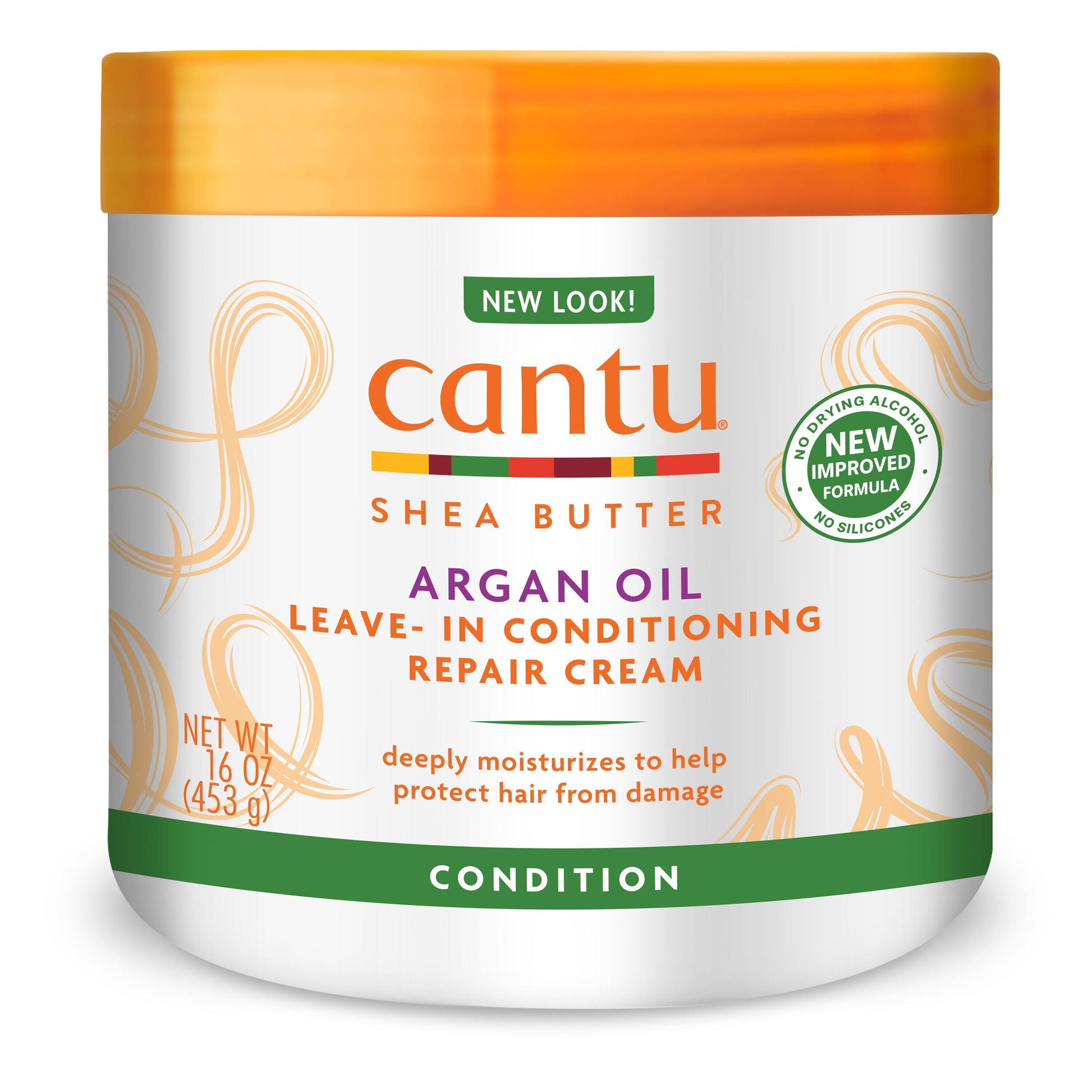 Cantu Argan Oil Leave-In Conditioner Repair Cream 16oz