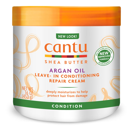 Cantu Argan Oil Leave-In Conditioner Repair Cream 16oz