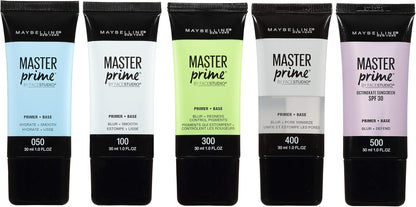 MAYBELLINE New York Facestudio Master Prime Primer Makeup, 100 Blur + Smooth, 1 oz
