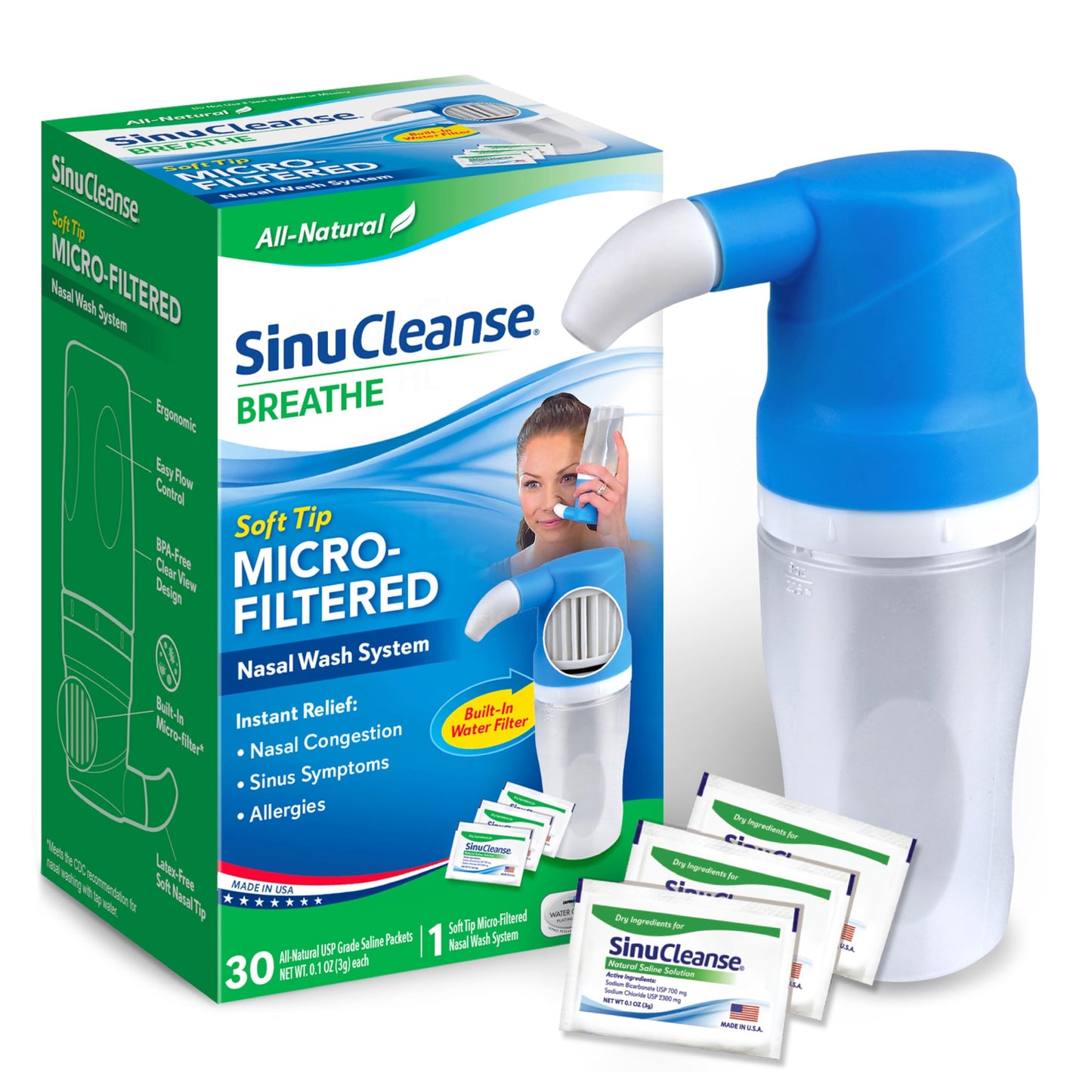 SINUCLEANSE MICRO-FILTER N/SYS KT