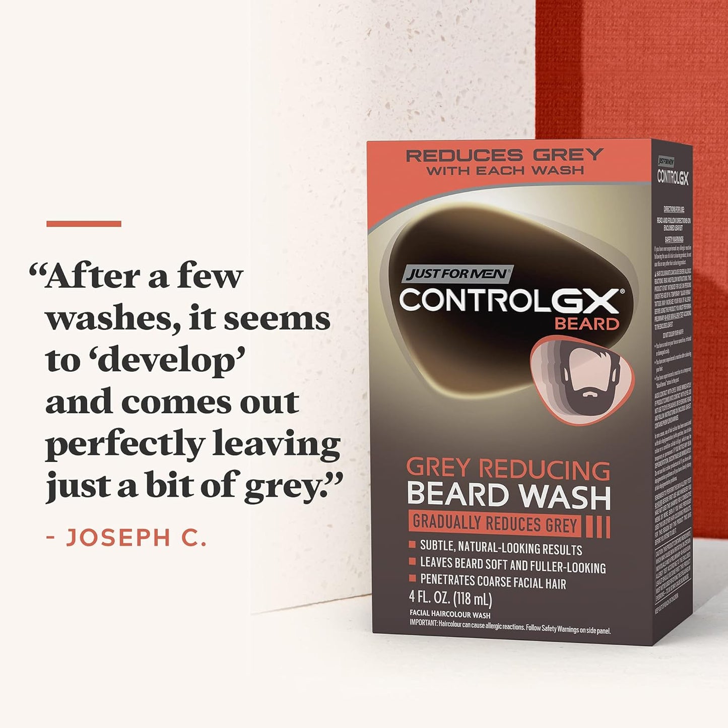 CONTROL GX G/R BEARD WASH    4Z