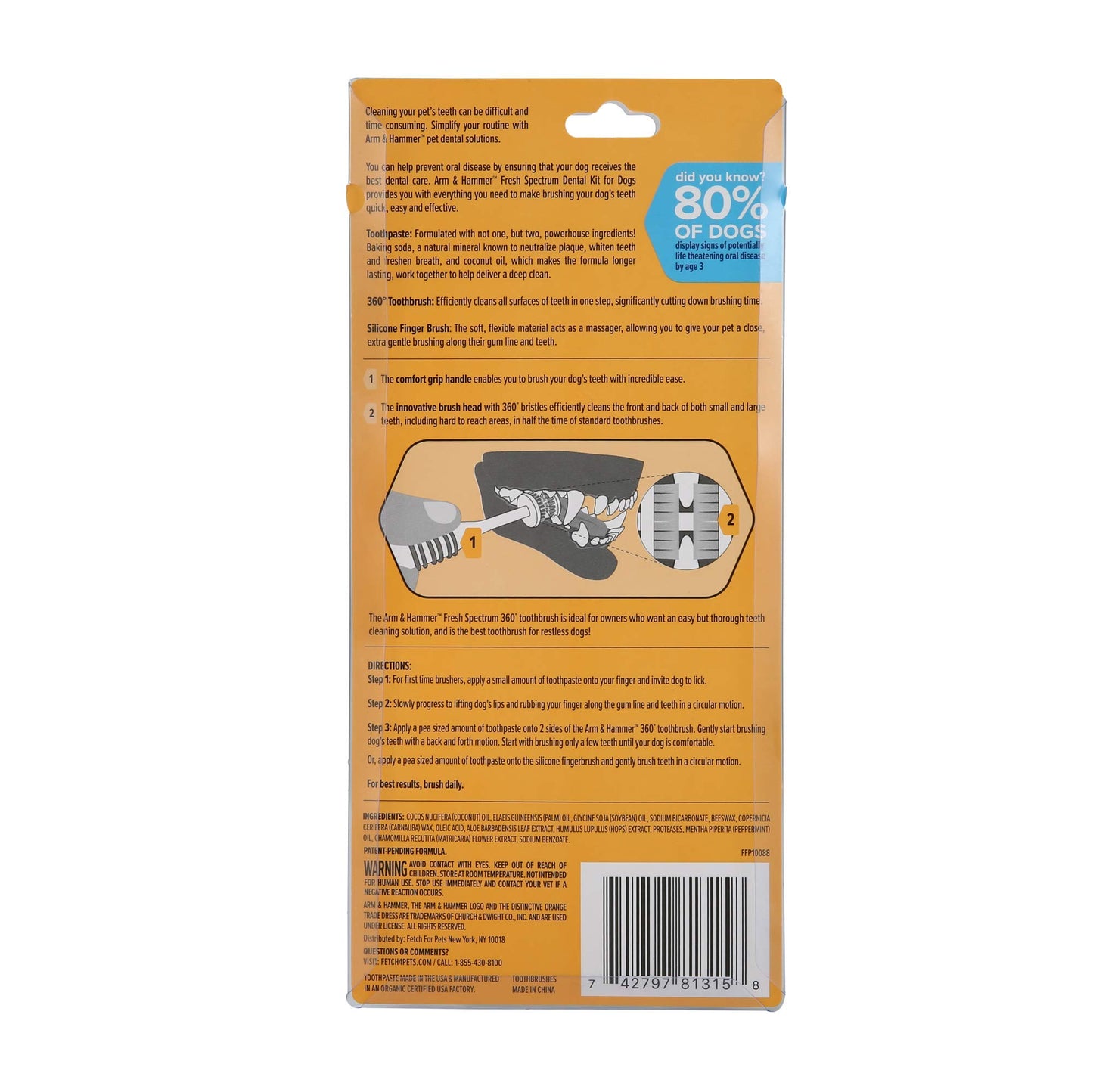 ARM&HAMMER PUPPY CMPL CARE DENTAL KIT