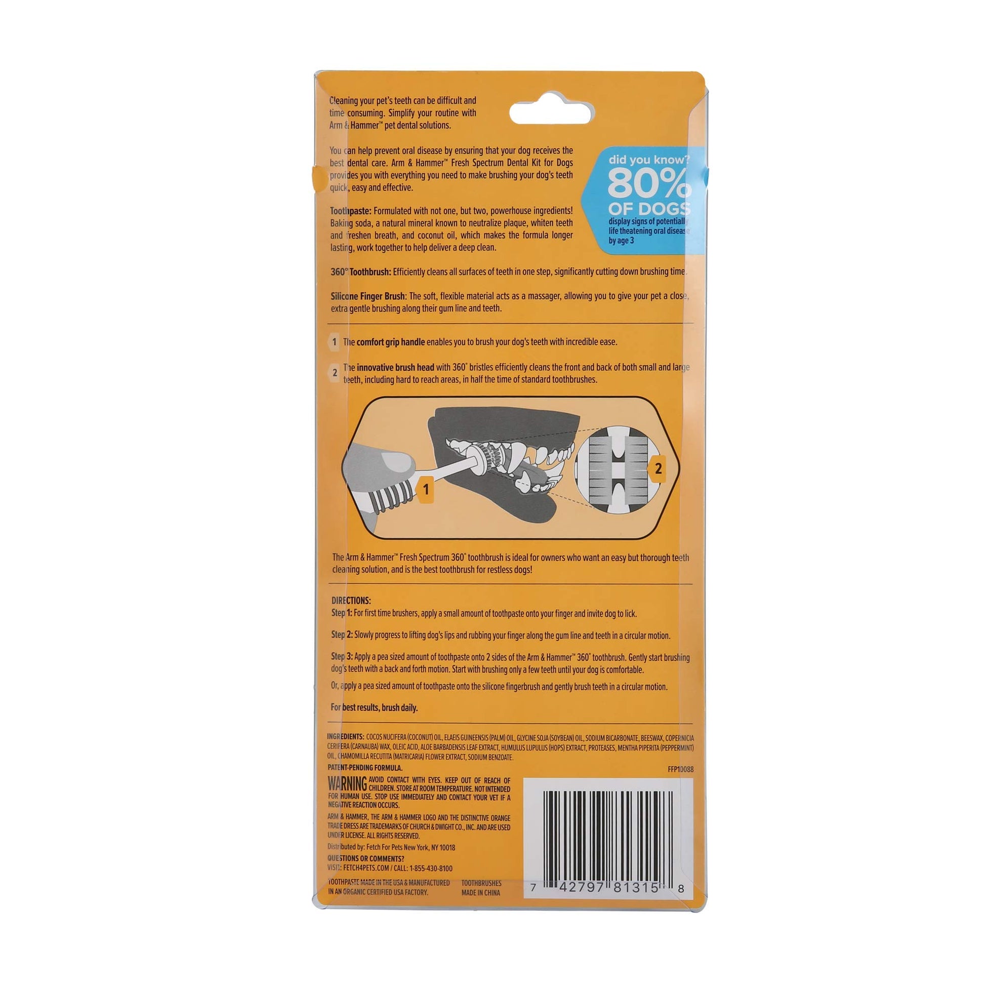 ARM&HAMMER PUPPY CMPL CARE DENTAL KIT