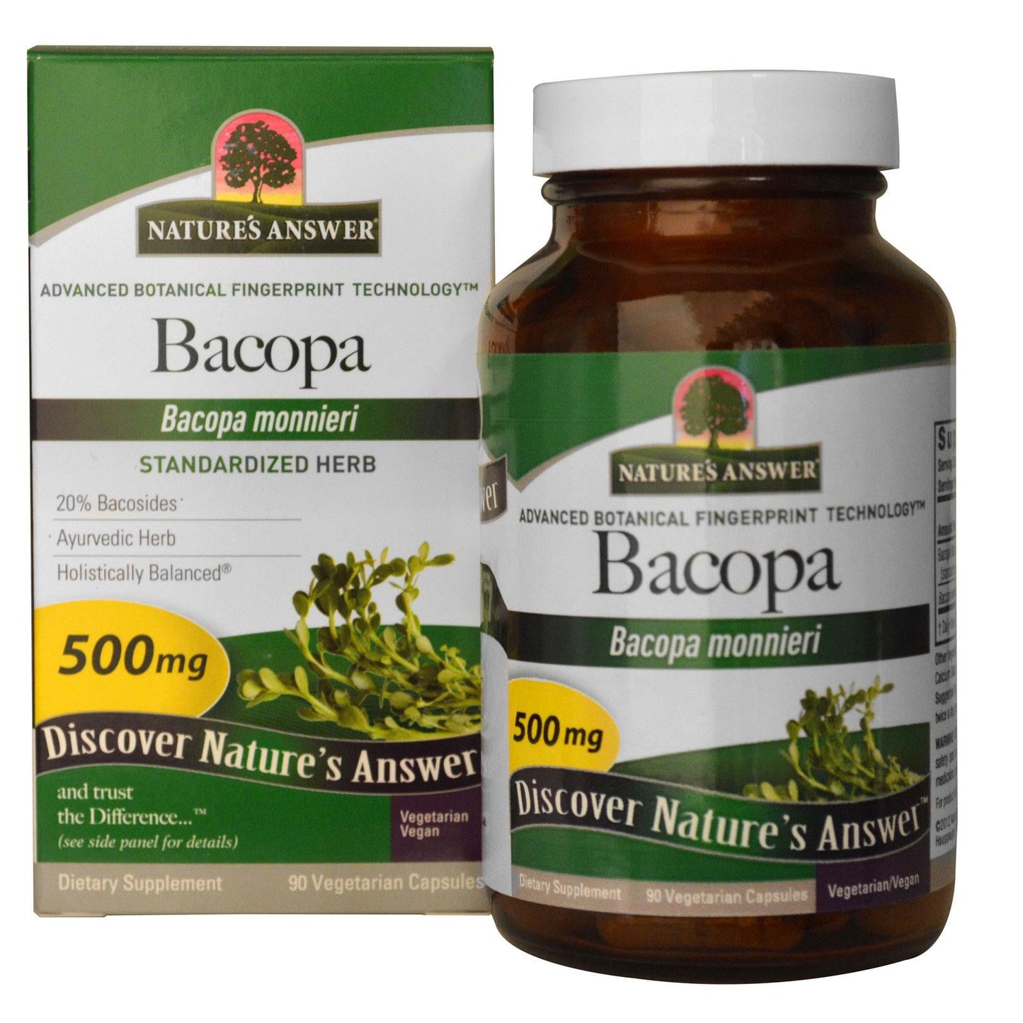 NATURE'S ANSWER BACOPA 500MG