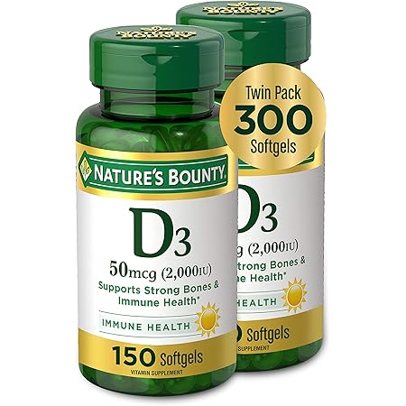VIT D3 2000IU SOFTGEL 240CT NAT BOUNTY