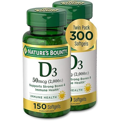 VIT D3 2000IU SOFTGEL 240CT NAT BOUNTY