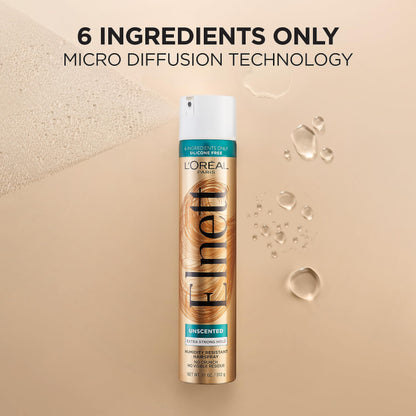 L'ORÉAL PARIS Elnett Satin Extra Strong Hold Unscented Hair Spray, 11 fl. oz.