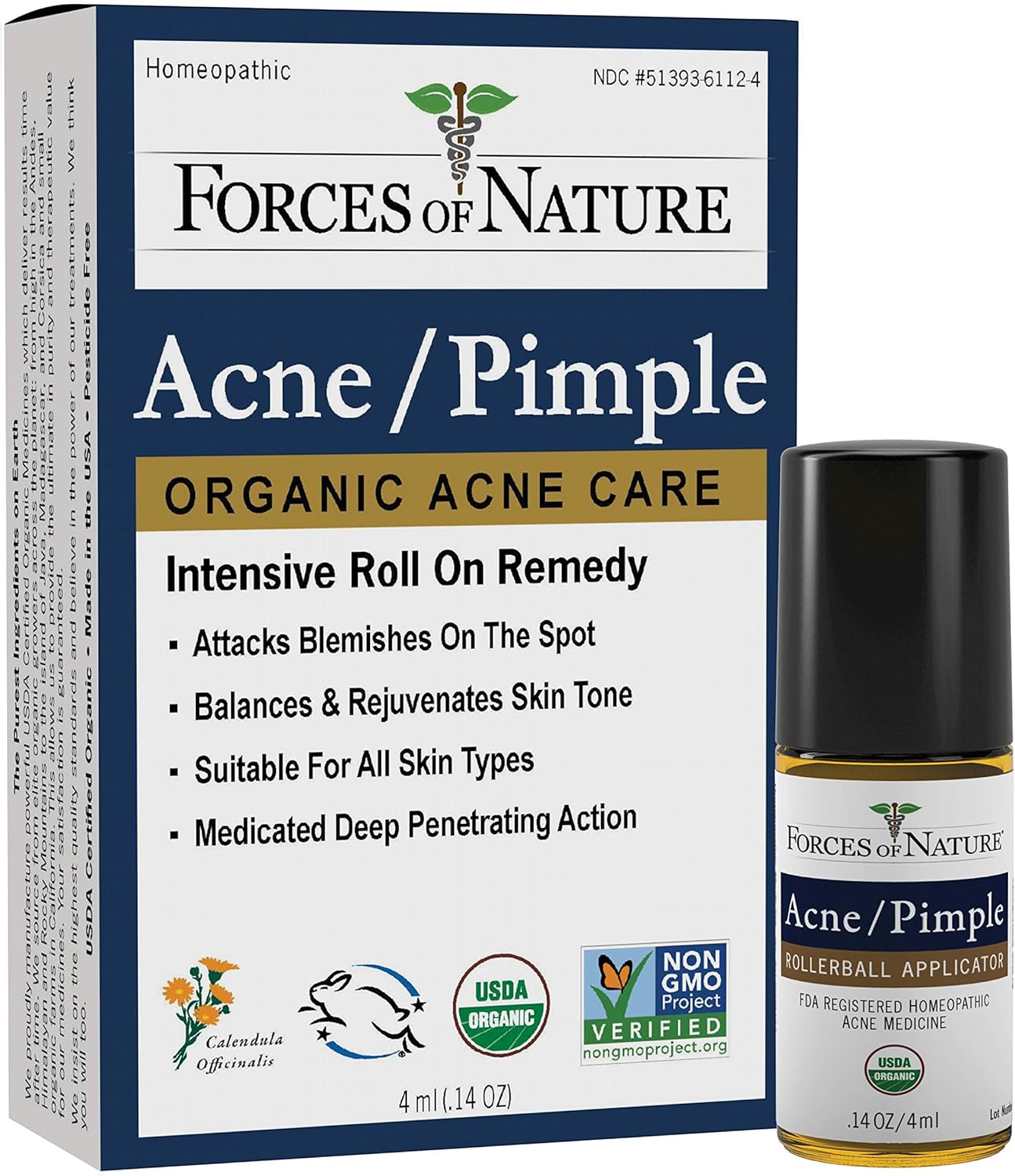 FORCES OF NATURE ACNE/PIMPLE CONTROL,OG2