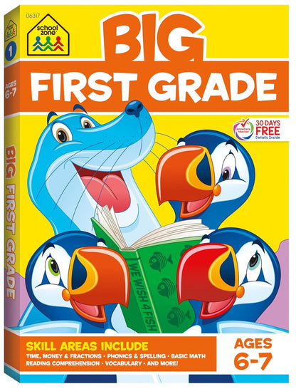 School Zone Phonics Review Grades 1-3 Workbook