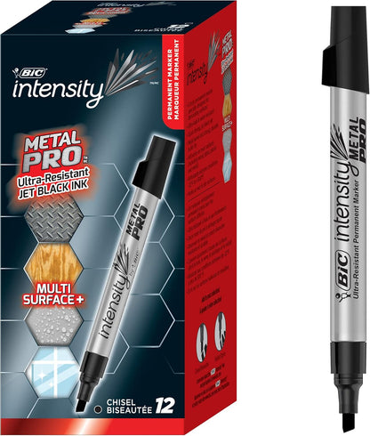BiC Intensity Fine Point Permanent Markers - Assorted Metallics, 8 count