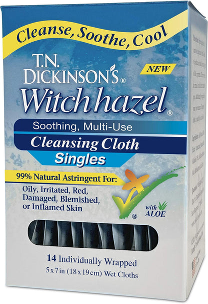 WITCH HAZEL TOWELETTE 20CT DICKINSON