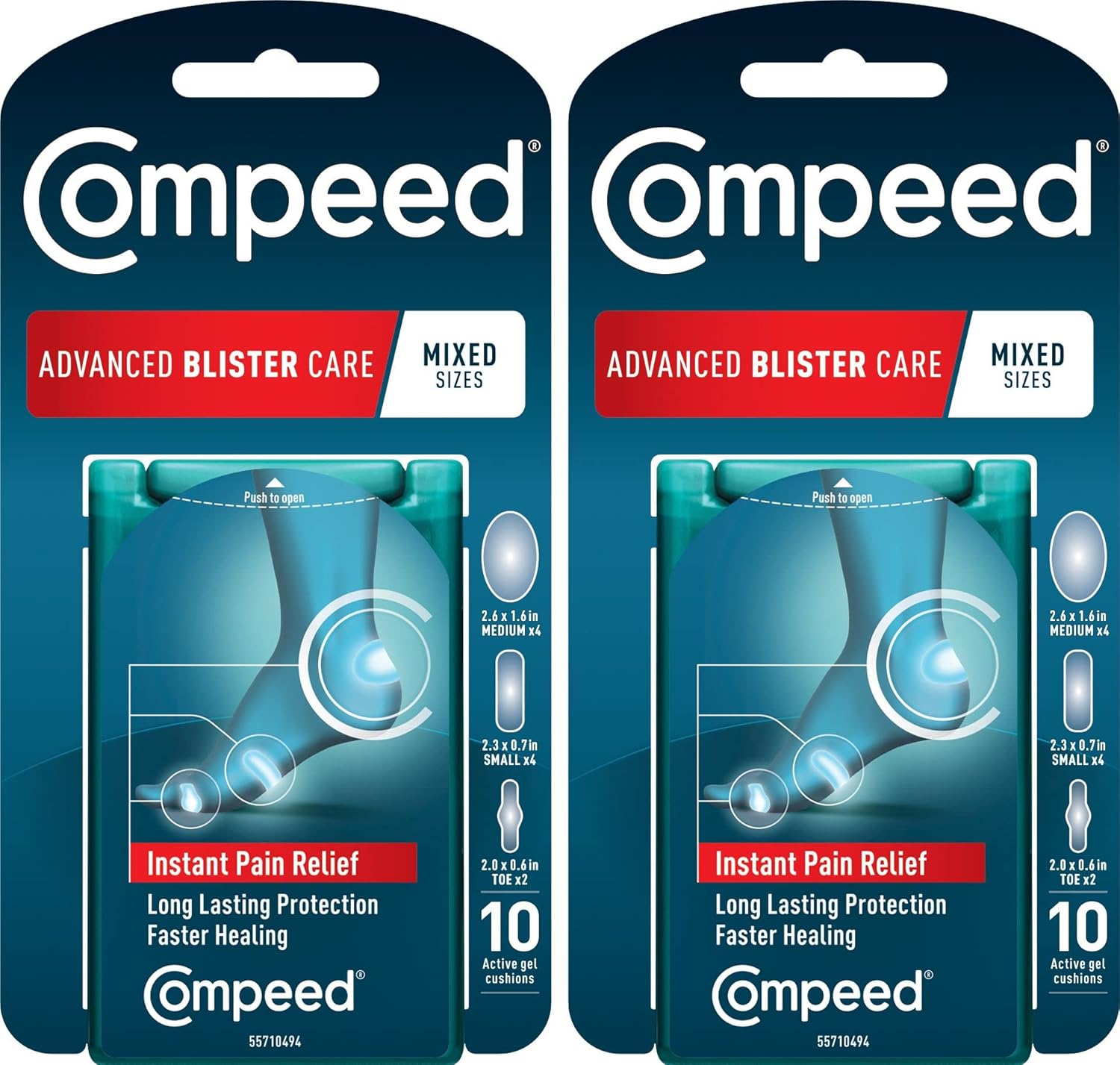 COMPEED ADV BLISTER CARE MEDIUM 12CT