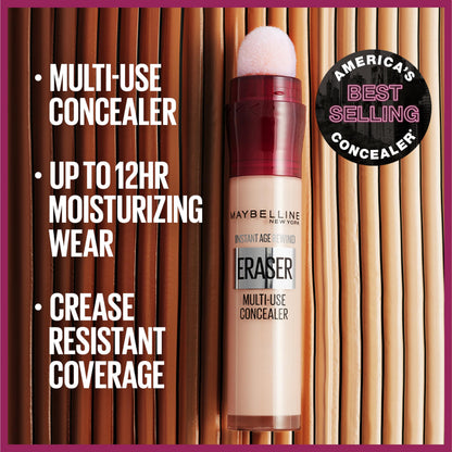 MAYBELLINE New York Instant Age Rewind Eraser Multi-Use Concealer, 140 Honey, 0.2 oz