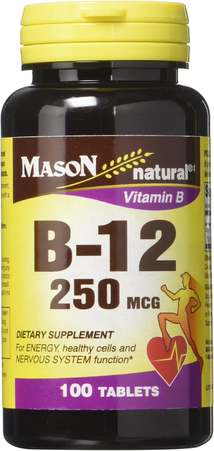 VIT B12 1000MCG SUB-LING LOZ 100CT MASON