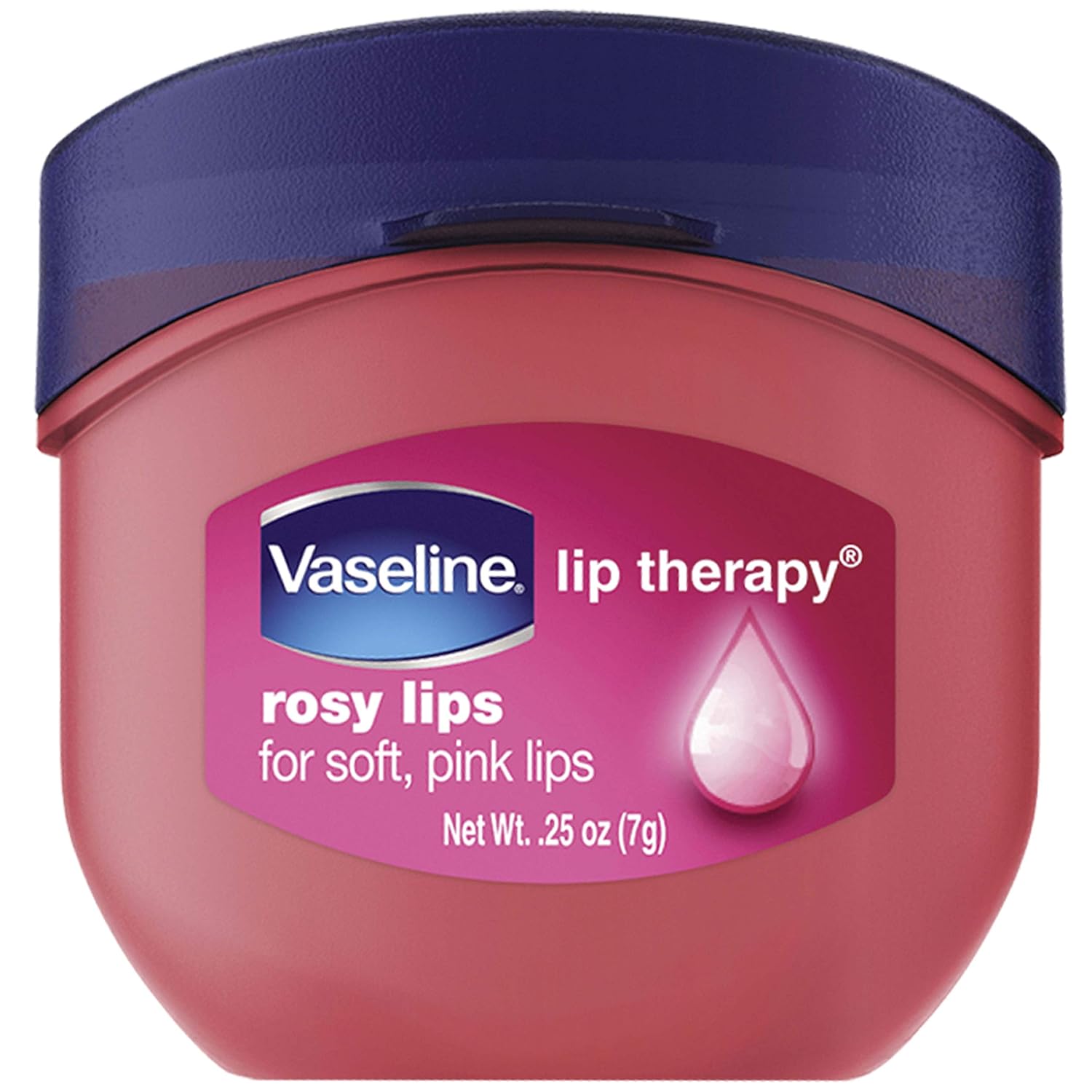 Vaseline Lip Therapy Mini Lip Balm - Rosy, Travel Size