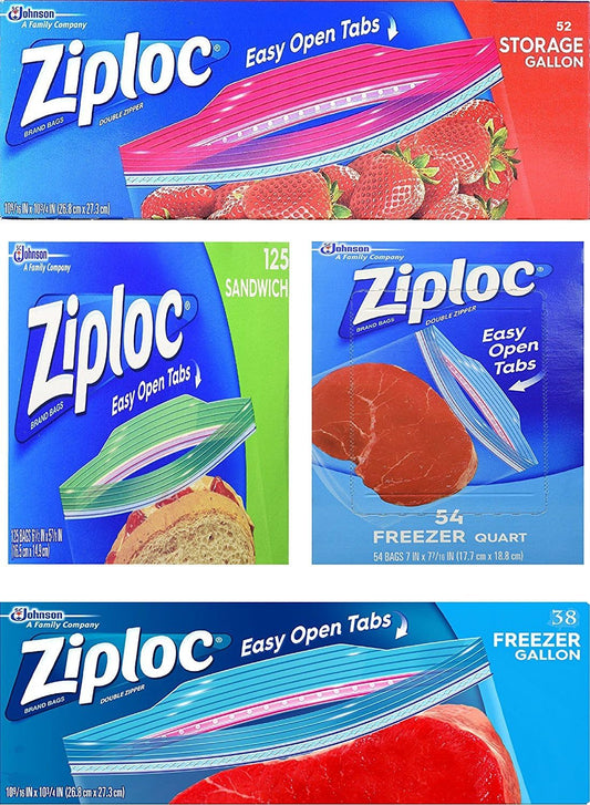 BAG ZIPLOC BG 1QT 12X29