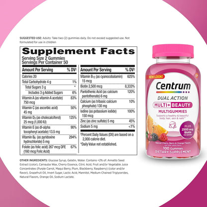 CENTRUM MULTIGUMMIES CW 100 WOMEN