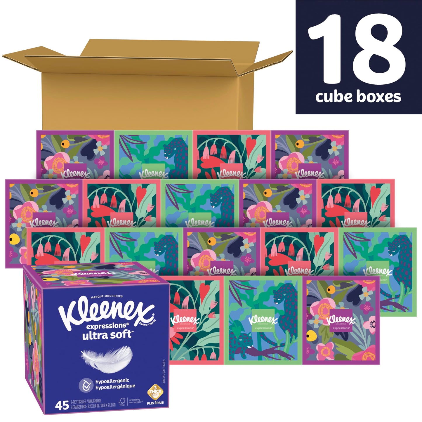 KLEENEX FCL/TIS 60 STH LTN
