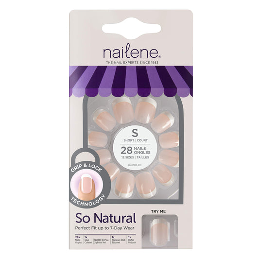 Nailene So Natural Nails Short Pink