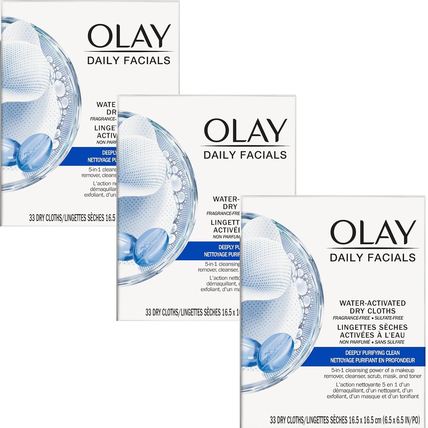 OLAY DLY FACL CLTH PD 33CMB/OL2N1