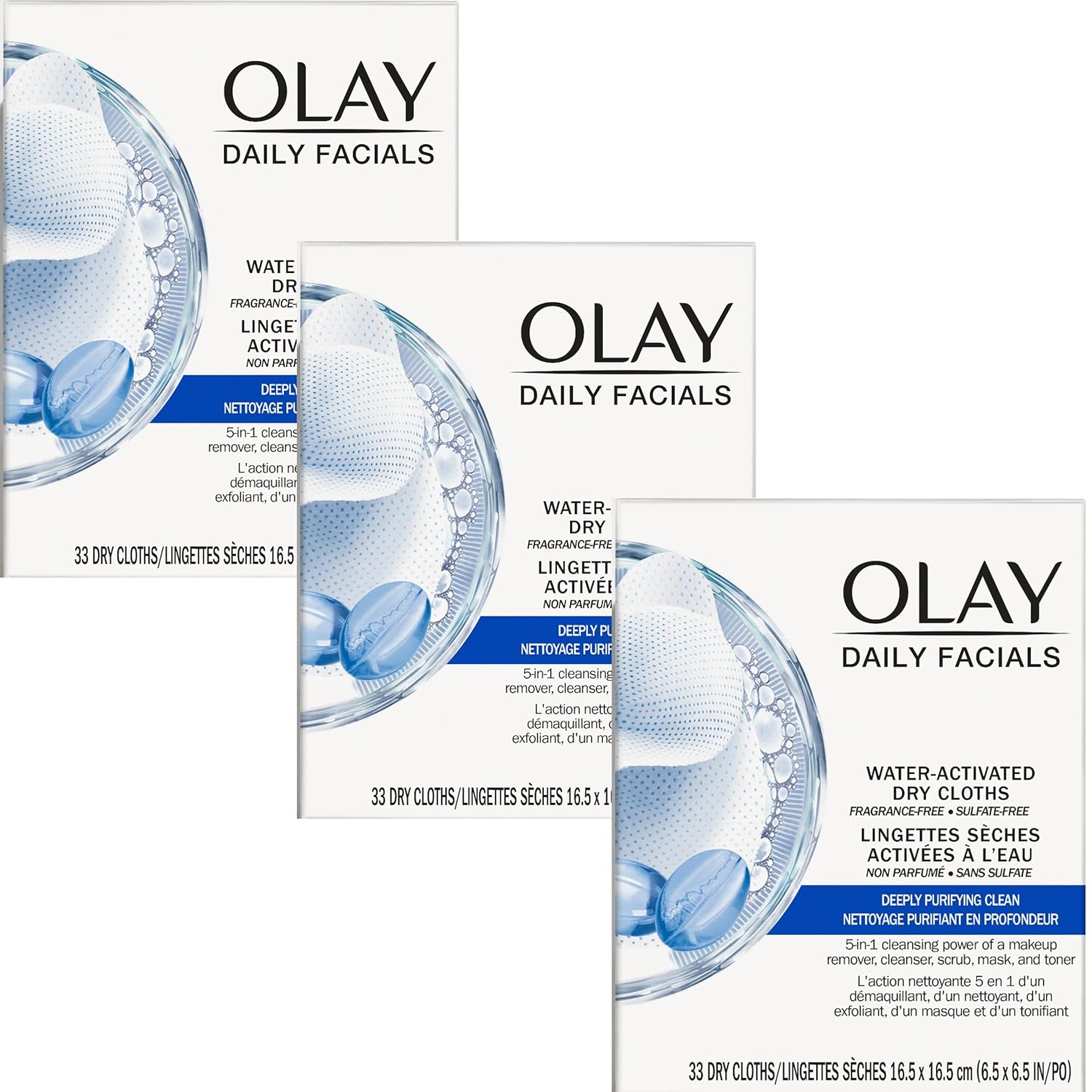 OLAY DLY FACL CLTH PD 33CMB/OL2N1