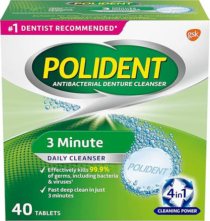 POLIDENT ORIGINAL TABLET 40CT