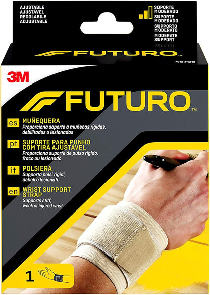 FUTURO WRIST SUPPORT WRAP ADJ BLACK