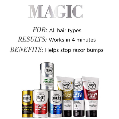 SoftSheen Carson Magic Razorless Shaving Cream for Hair Removal, 6 oz