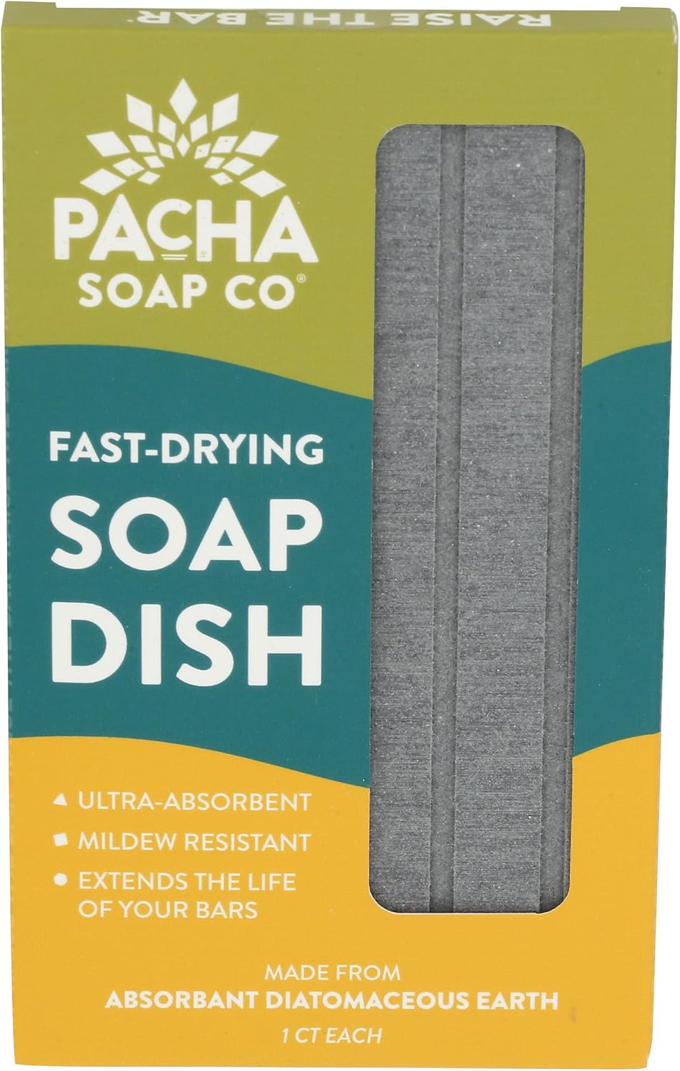 Pacha Soap Co EXFOLIATING BAR SOAP, FINE 4 OZ