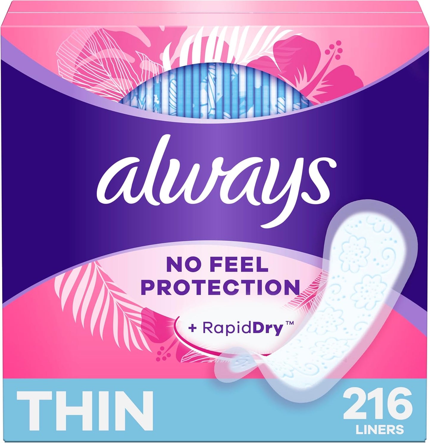 ALWAYS NO FEEL PRT PA 72 THN