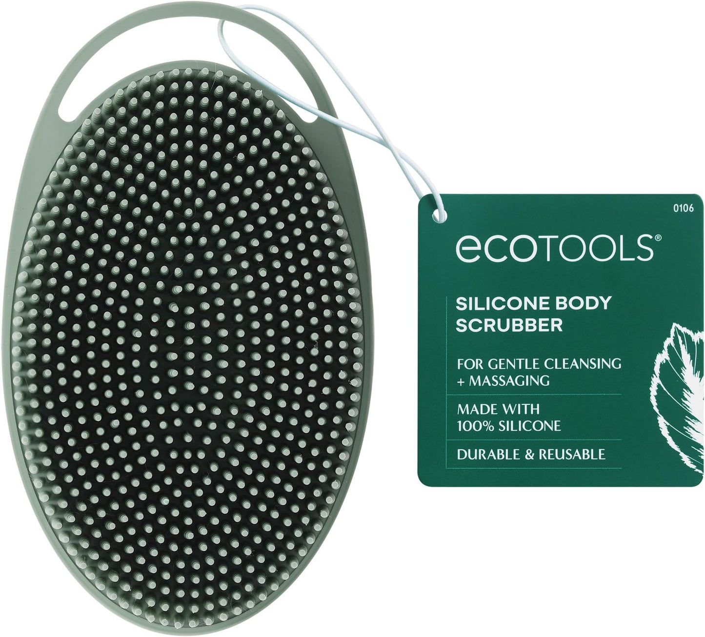 ECO TOOL BODY SCRUBBER,SLILICONE