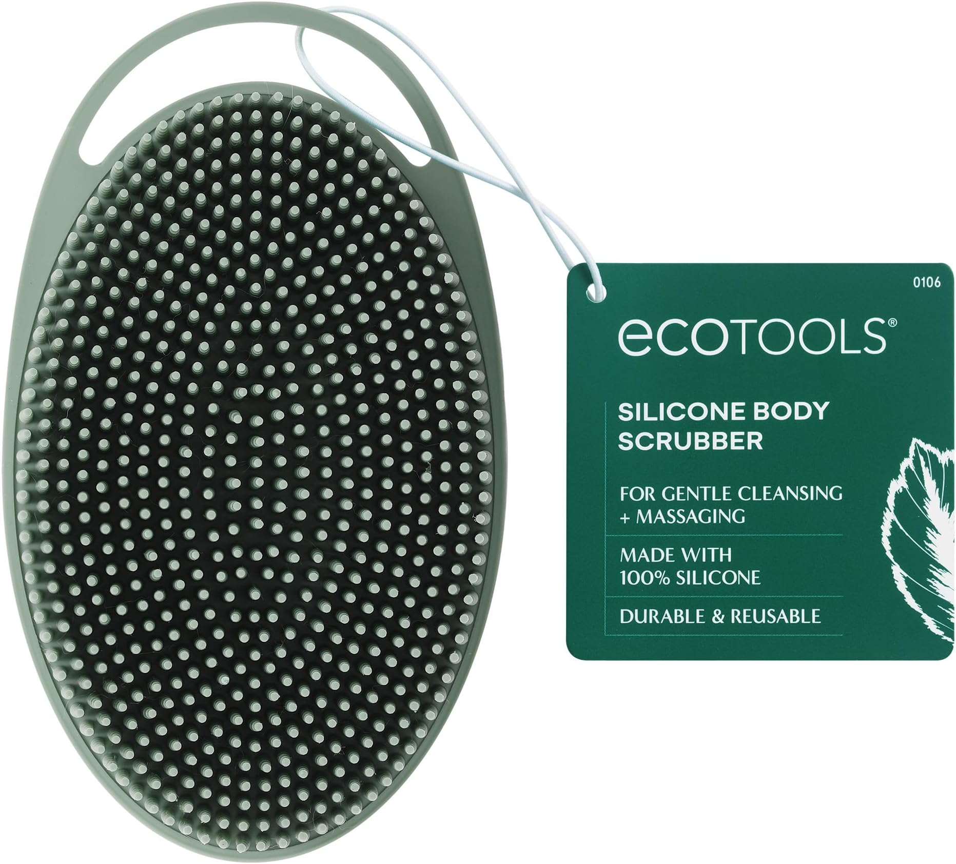 ECO TOOL BODY SCRUBBER,SLILICONE