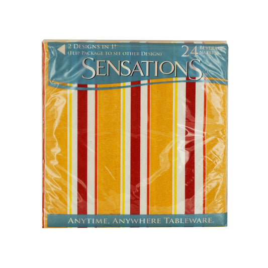 SENSATIONS Beverage Napkin - Birthday Bliss, 24 count