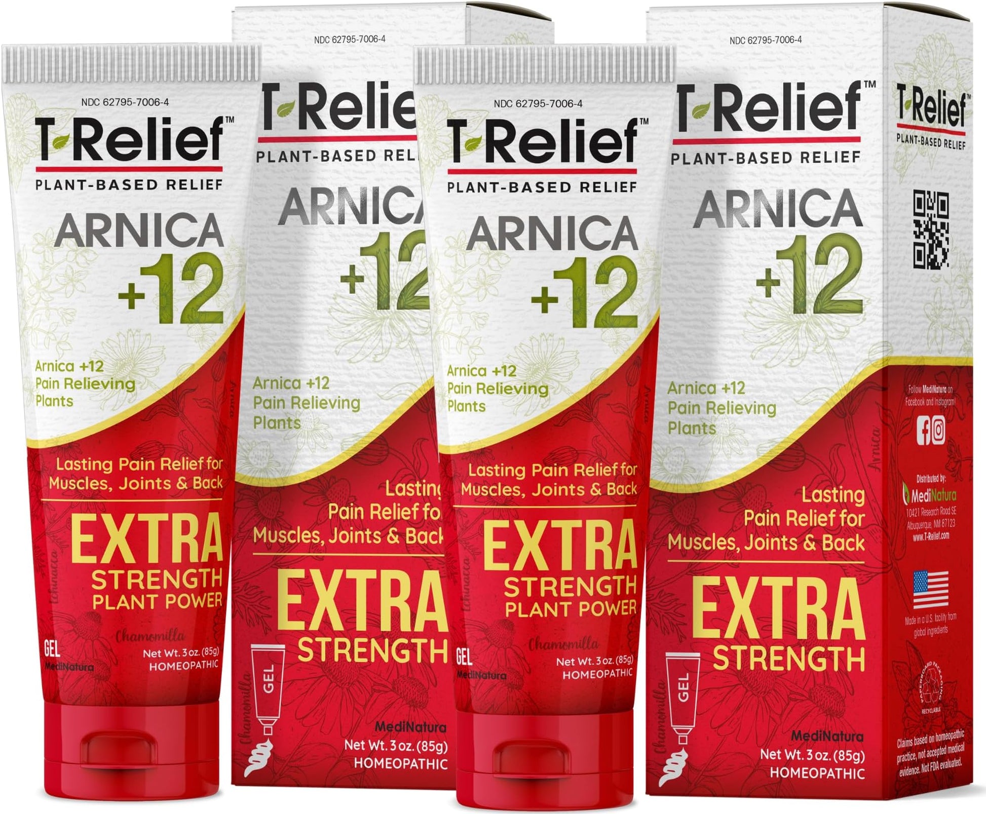 T-RELIEF-MEDINATURA GEL,PAIN RELIEF,ARNICA