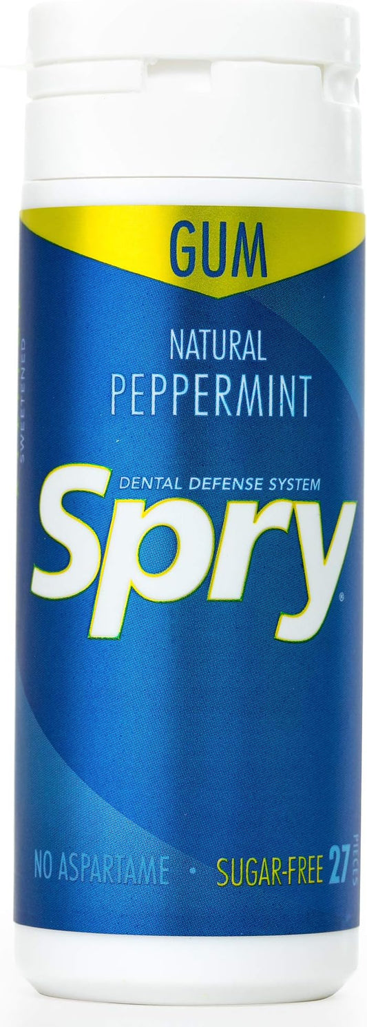 SPRY CHEWING GUM,PEPPERMINT