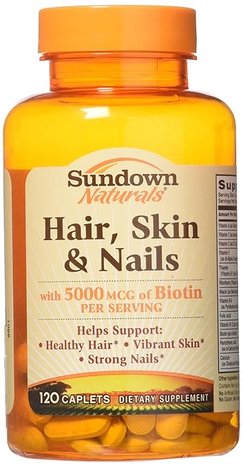 HAIR SKIN NAILS TABLET 120CT SUNDOWN