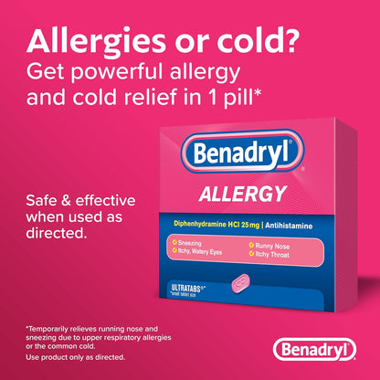 BENADRYL ALLERGY TB 25MG 48 ULTRA