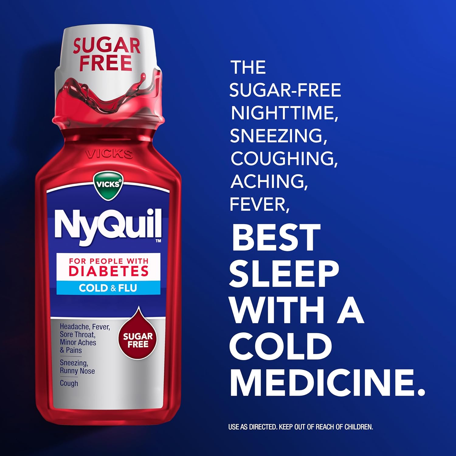 DAYQUIL DIABETES COLD&FLU LIQ 12OZ