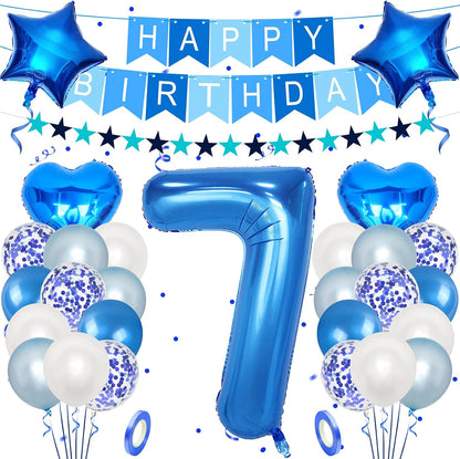 HAPPY BALLOON BDAY 7" PLATE