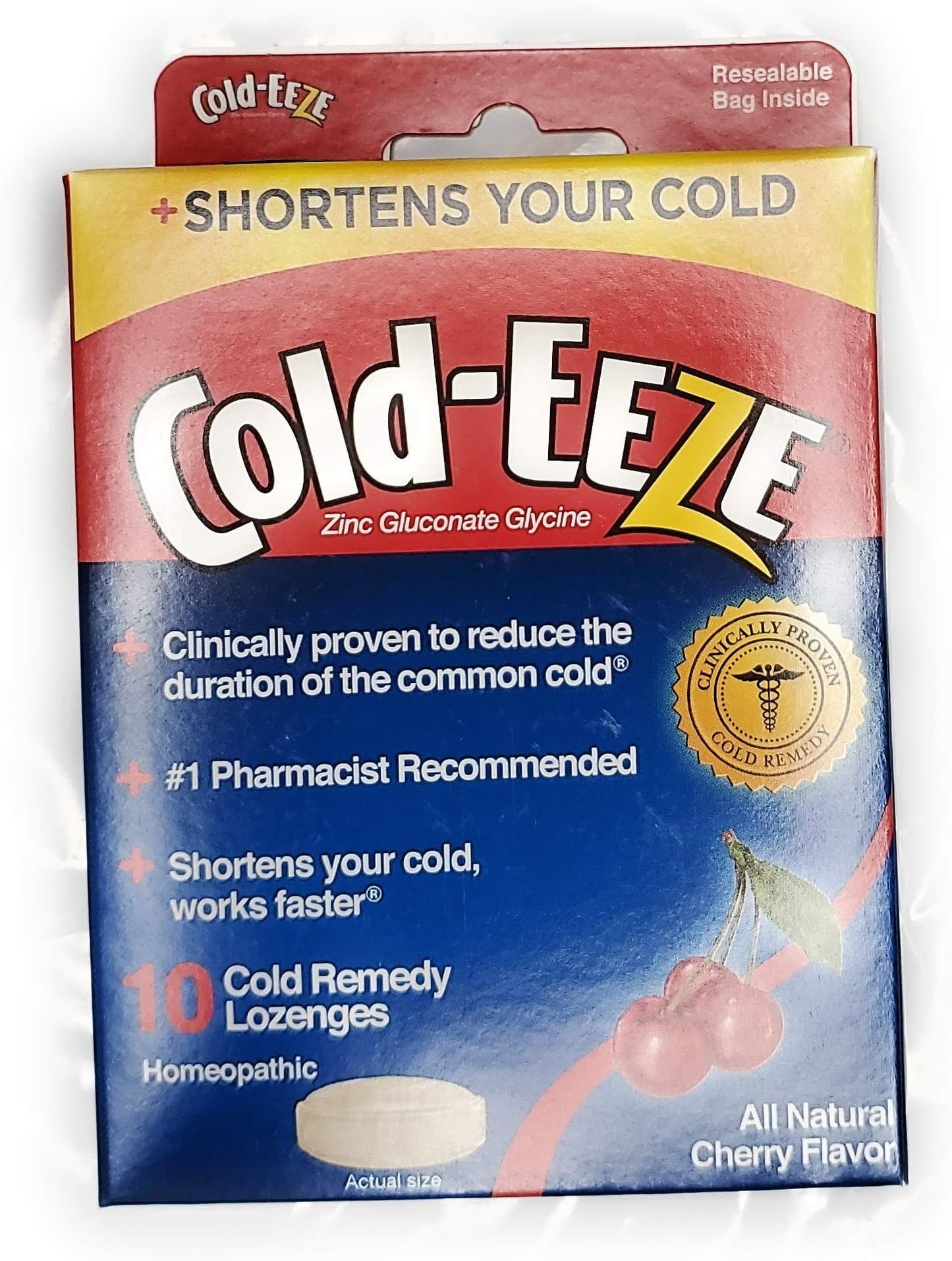 COLD-EEZE BOX S/F CHERRY LOZ 25CT