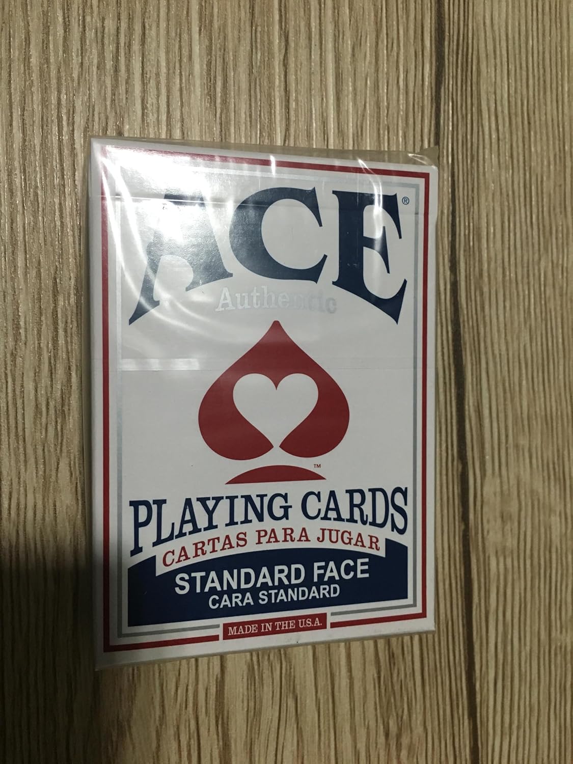 Cartamundi Ace Authentic Giant Face Playing Cards - Assorted Colors