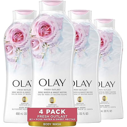 OLAY BDYWSH ROSEWATER&NECTAR30Z