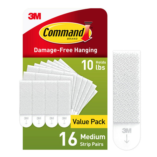 Command Picture Hanging Strips - Medium, 3 pairs
