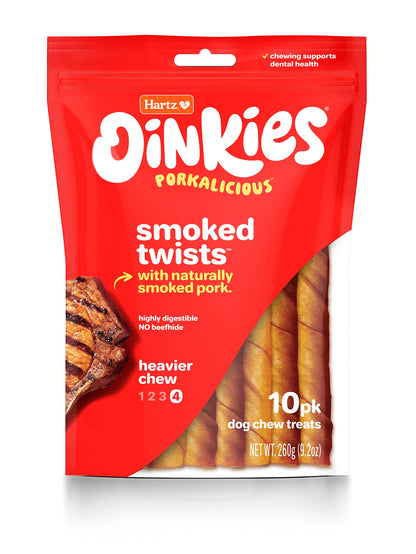 HARTZ OINKIES PIG SKN TWIST 20