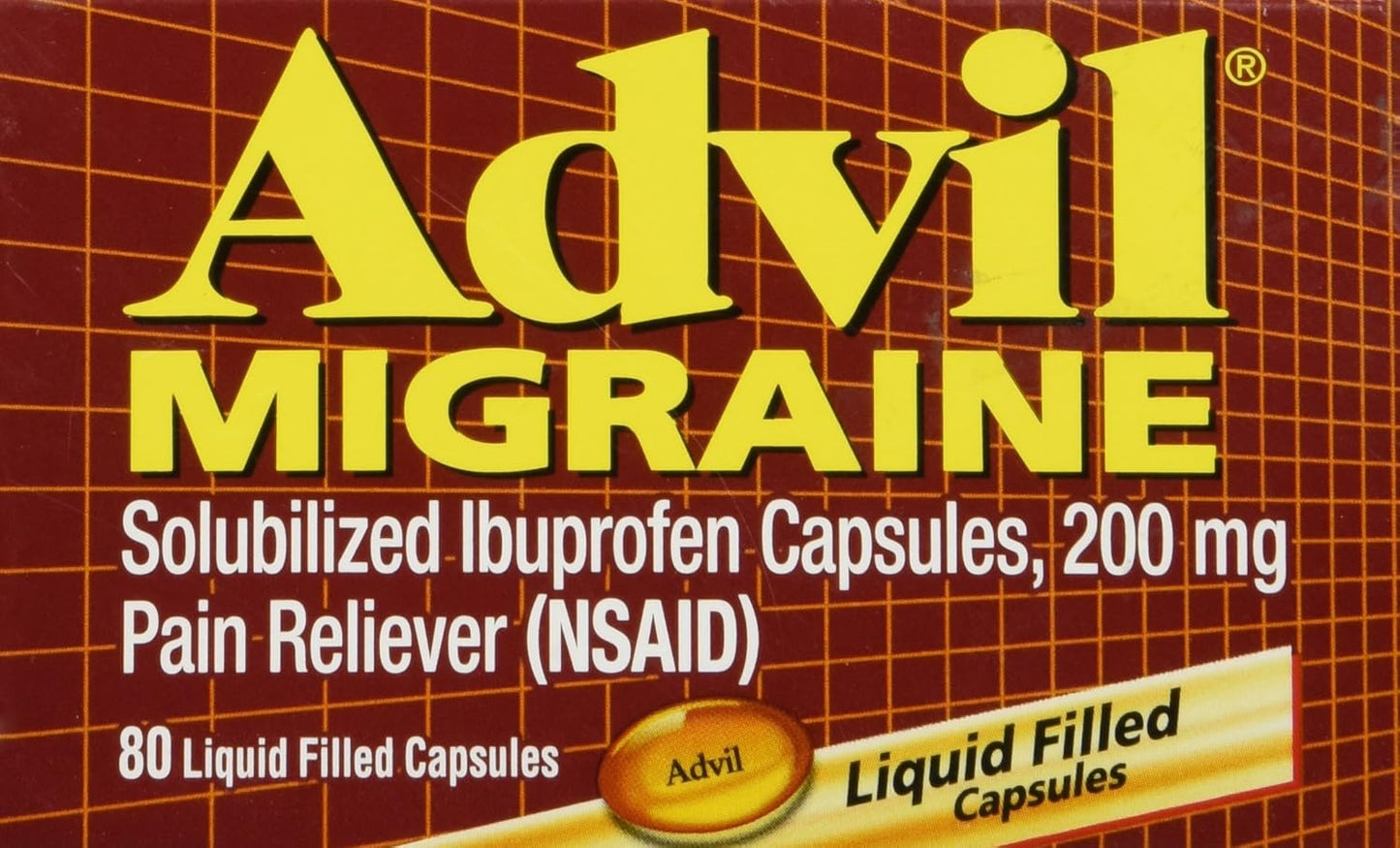 ADVIL MIGRAINE GC 200MG 80 LQGL