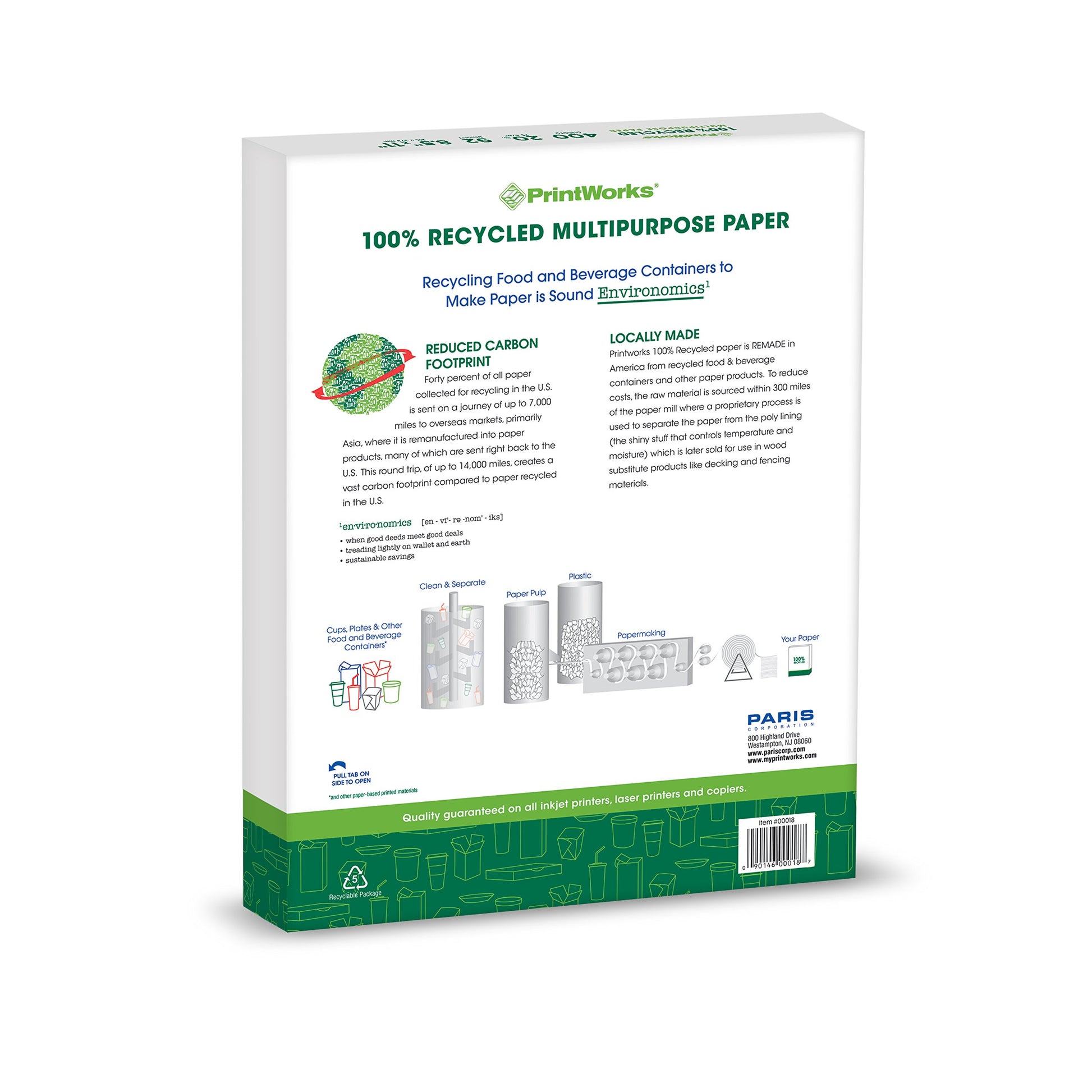 Printworks Multipurpose Paper - 92 Bright, 400 Sheets